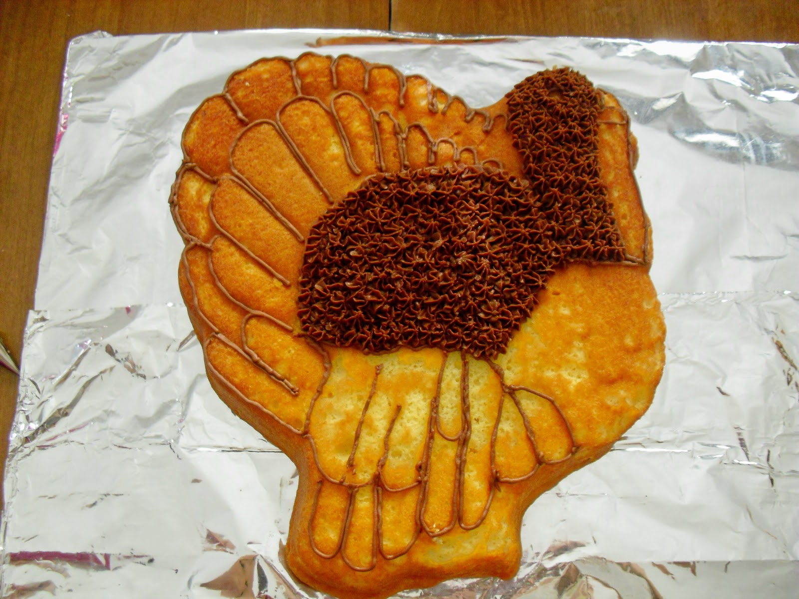 DIY! Wilton's Thanksgiving Turkey Cake! Instructions!